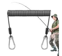 Longe Enroulée | Porte-cordon De Cordon De Bobine À Ressort Lourde Rétractable | Tielle De La Tige De La Tige Salée Sécurité | Cordons En Acier Inoxydable, Équipement De Crochet Télescopique, Outil De
