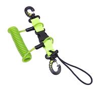 Longe enroulée pour plongée sous-marine, Clip à dégagement rapide, robuste, anti-perte, ressort sous-marin, sangle de caméra enroulée pour lampe de plongée, Clip à dégagement rapide, sangle de caméra