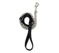 Longe équitation avec chaîne brillante Waldhausen Noir 165 cm