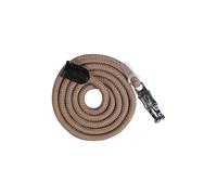 Longe équitation avec mousqueton anti-panique HKM Carlotta Marron 180 cm