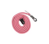 Longe équitation avec mousqueton anti-panique HKM Carlotta Rose 180 cm
