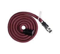 Longe équitation avec mousqueton anti-panique HKM Carlotta Rouge 180 cm
