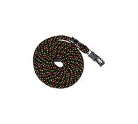 Longe équitation avec mousqueton anti-panique HKM NeonFlash Noir 180 cm