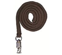 Longe équitation avec mousqueton anti-panique HKM Stars Marron 180 cm