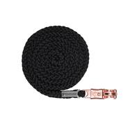 Longe équitation avec mousqueton antipanique Waldhausen Shine Noir 2 m