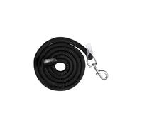 Longe équitation avec mousqueton HKM Carlotta Noir 180 cm