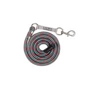 Longe équitation avec mousqueton Lauria Garrelli Limone Gris 180 cm