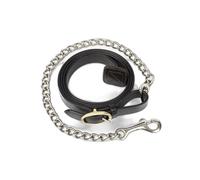 Longe équitation cuir avec chaîne LeMieux Trot Up Marron TU