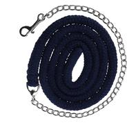 Longe équitation en coton avec chaîne Covalliero Bleu 200 cm