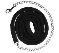 Longe équitation en coton avec chaîne Covalliero Noir 200 cm