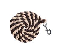Longe équitation en coton avec mousqueton HKM Marron 180 cm