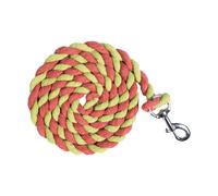 Longe équitation en coton avec mousqueton HKM Vert 180 cm