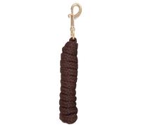 Longe équitation en coton tressé Premiere Equitation Marron 2 m