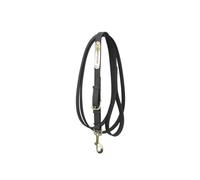 Longe équitation pour cheval de présentation cuir Kentucky Noir 200 cm