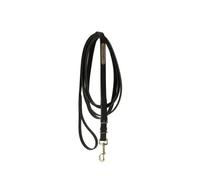 Longe équitation pour cheval de présentation cuir Kentucky Noir 400 cm