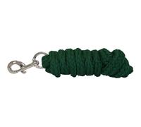 Longe équitation tressée unie boucle blanche Canter Vert Full