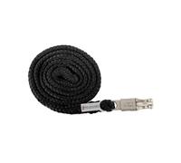 Longe éthologique pour cheval avec mousqueton anti-panique Waldhausen Plus Noir 2 m