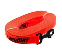 Longe pour Chien Hunter ECO 10ML Sangle Plate Polyester 25mm Orange CANIHUNT est Une Marque Française.