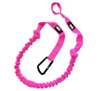 Longe (Laisse) pour Chien de Traction avec Amortisseur One canicross, cani Rando, cani Jogging, cani Trail, cani Marche, Utilisation Intense Sportive ou Loisirs, I-dog Marque Française. (Rose)