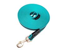 Longe longue pour chien, corde de remorquage, sangle d'entraînement, laisse durable et solide, accessoires de traction antidérapants pour animaux de compagnie, bleu, 500 x 2 cm