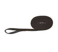 Longe Noire À Sangle Plate