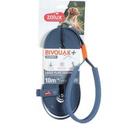 Longe plate - ZOLUX - Bivouak Expert - Silicone - 10 m - Bande réfléchissante