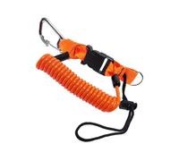 Longe pour caméra sous-marine - Cordon enroulé rétractable en acier inoxydable, boucle à dégagement rapide à détachement rapide, conception compacte en nylon et métal 10 x 8 x 3 cm, attache de sécurit