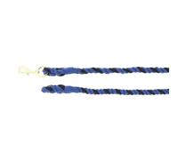 Longe pour cheval coton torsadé Norton Bleu 1,80 m