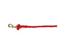 Longe pour cheval coton torsadé Norton Rouge 1,80 m