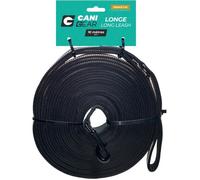 Longe pour chien - CANI GEAR - 10 m - Néoprène souple avec poignée - Noir