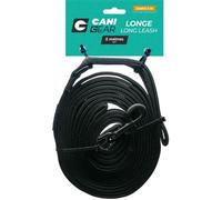 Longe pour chien - CANI GEAR - 5 m - Néoprene souple avec poignée - Noir
