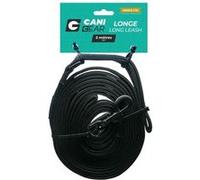 Longe pour chien - CANI GEAR - 5 m - Néoprene souple avec poignée - Noir