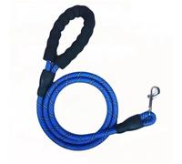 Longe pour Chien, Collier de Laisse en Nylon for Chien et Chat, Corde Traction Ronde Anti-Perte for Petits, Moyens Grands Chiens(Blue,1CM 1.5M)