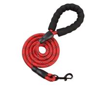 Longe pour Chien, laisses réfléchissantes en Nylon for Animaux de Compagnie 120/150/200/300 cm(Red,1.2cm 1.5M)