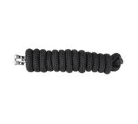 Longe pour licol en corde noué avec crochet anti-panique équitation USG Noir TU