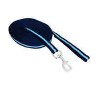 Longe pour longer cheval en coton York Bleu 8,5 m