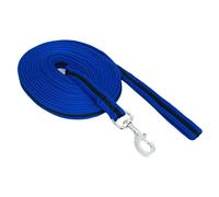 Longe pour longer cheval en coton York Bleu 8,5 m