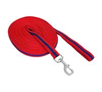 Longe pour longer cheval en coton York Rouge 8,5 m