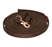 Longe pour longer cheval matelassée douce Imperial Riding Extra Marron TU