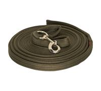 Imperial Riding IRHExtra Laisse Longe en Nylon Vert Olive 7,8 m x 2,5 cm
