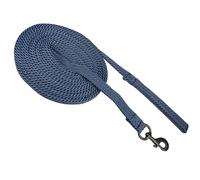 Longe pour longer cheval York Stripe Bleu 8,5 m
