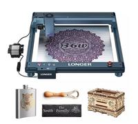 LONGER Graveur Laser B1 30, 36W Machine de découpe, 36 000mm/min, Machine Découpe et Gravure Laser pour Métal, Acrylique, Bois