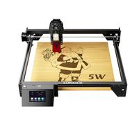 Longer Laser Engraving and Cutting Machine 5 W, 400 x 400 mm, Offline with Touch Screen, for Wood, Acrylic, Leather, Glass, Metal,Engraving Speed Up to 24,000 mm/min,