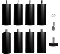 LONGER Lot de 8 pieds surélevés réglables pour graveur laser RAY5 et machine de découpe, accessoires pour une meilleure ventilation et protection du travail, pieds antidérapants et de nivellement