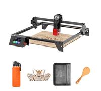 LONGER Machine de gravure laser 5 W pour débutants, gamme de gravure 400 × 400 mm, écran tactile couleur 3,5", contrôle par application hors ligne, gravure en métal/verre/bois, idéale pour les petites