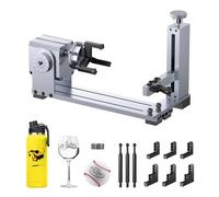 LONGER Module rotatif avec rouleau d'axe Y pour gravure cylindrique - Compatible avec Nano, Ray5, B1 Series - Avec 12 piliers de support