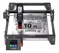 LONGER RAY5 - Graveur laser 10W, 24000 mm/min, Écran tactile 3.5 + hors ligne, Application, Processeur 32 bits, Métal/Acrylique/Bois