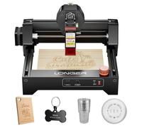 LONGER RAY5 Mini 2,5 W Graveur laser, précision 0,04 mm, vitesse 12 000 mm/min, pour bois/acrylique/cuir/métal, 130 x 140 mm