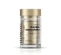 LONGEVITY Capital Cardio Cure 30 Jours - Complément Alimentaire Fonction Du Cœur Et Circulation - Oméga 3 EPA DHA Sélénium - Microgranules Chronoscience