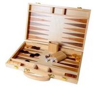 Engelhart Jeu de backgammon en bois Longfield Games 48 x 38 cm Ivoire G